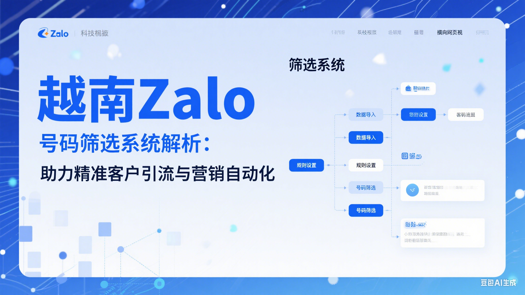 越南Zalo號碼篩選系統(tǒng)解析，助力精準客戶引流與營銷自動化