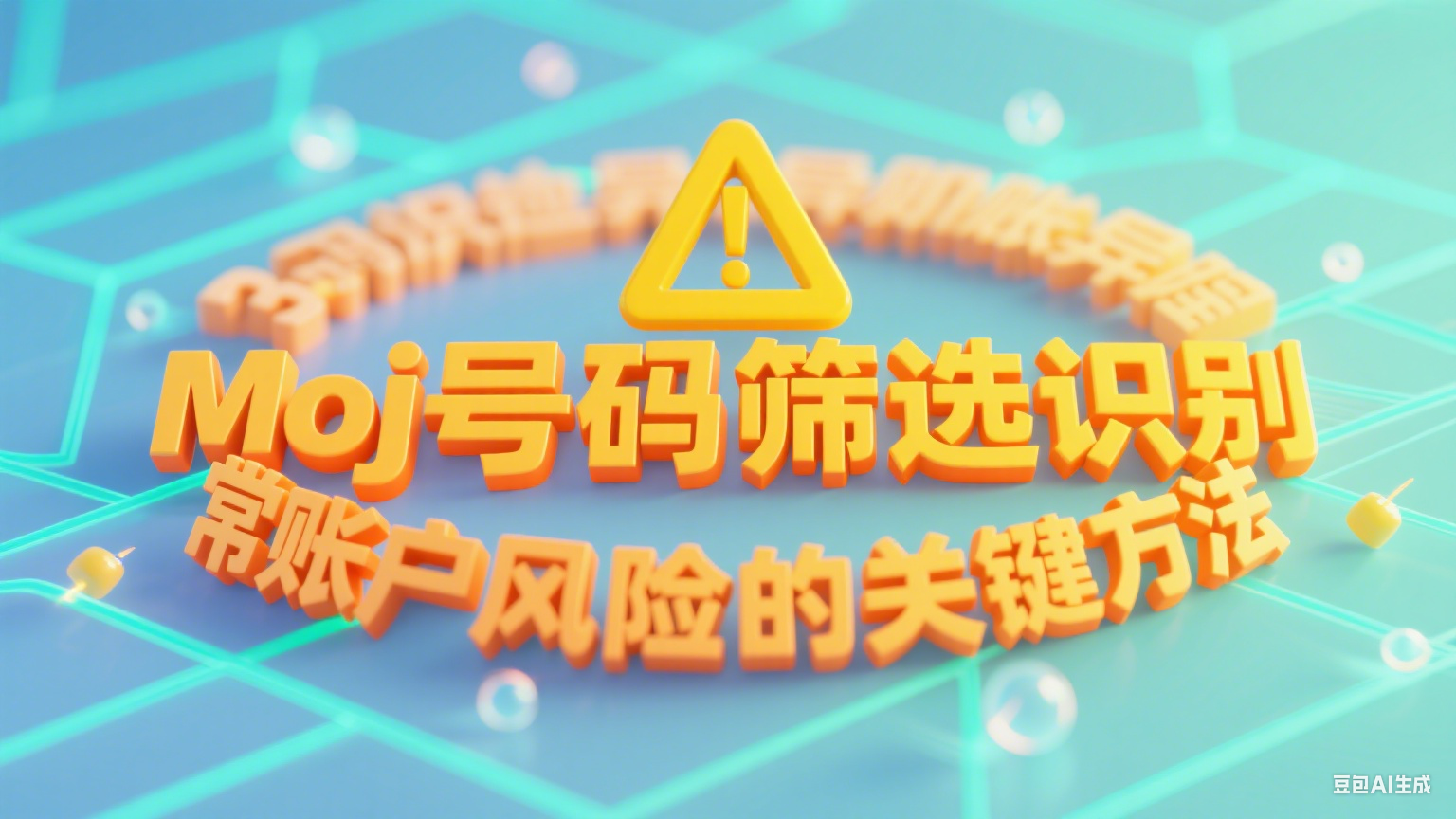  Moj號碼篩選識別異常賬戶風險的關鍵方法