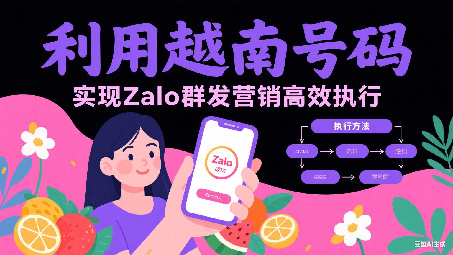 越南號(hào)碼生成助力Zalo群發(fā)營(yíng)銷高效執(zhí)行方法