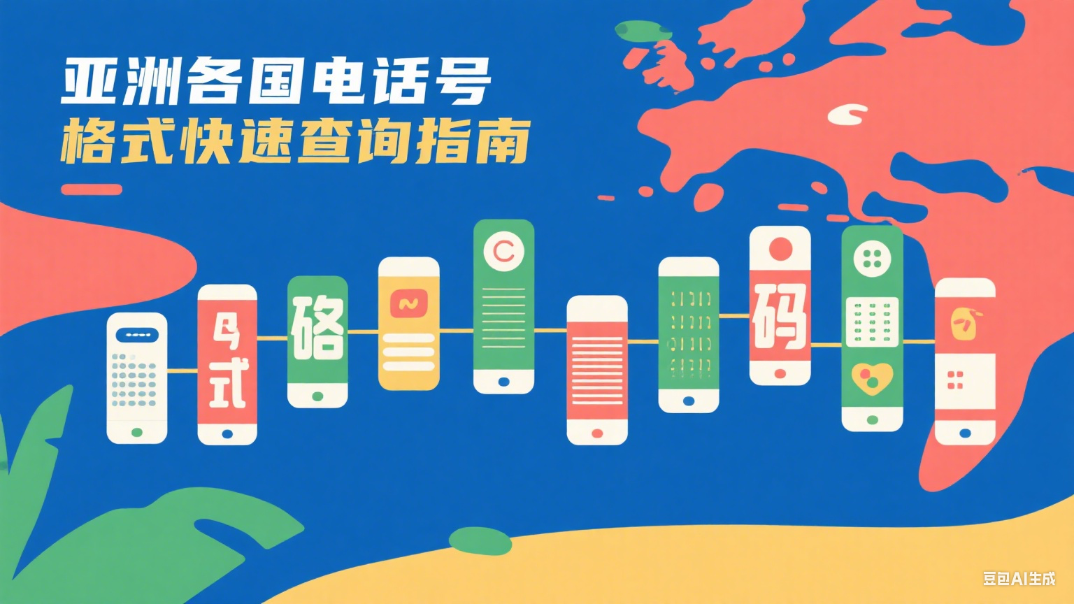 亞洲各國電話號(hào)碼格式快速查詢與處理指南