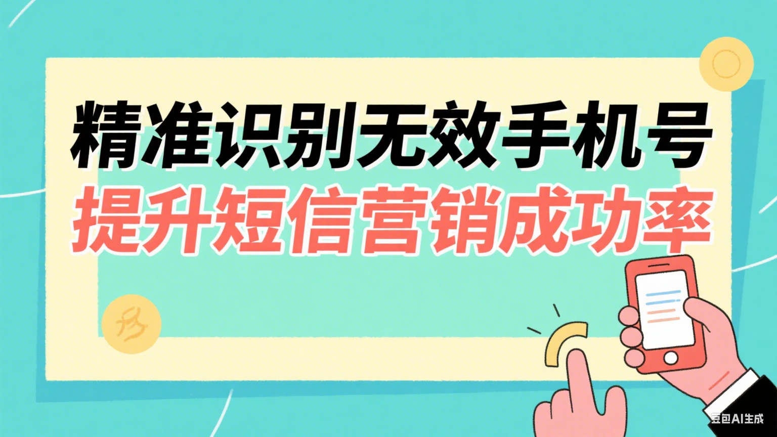 精準(zhǔn)識(shí)別無(wú)效手機(jī)號(hào)，提升短信營(yíng)銷觸達(dá)率與轉(zhuǎn)化效果
