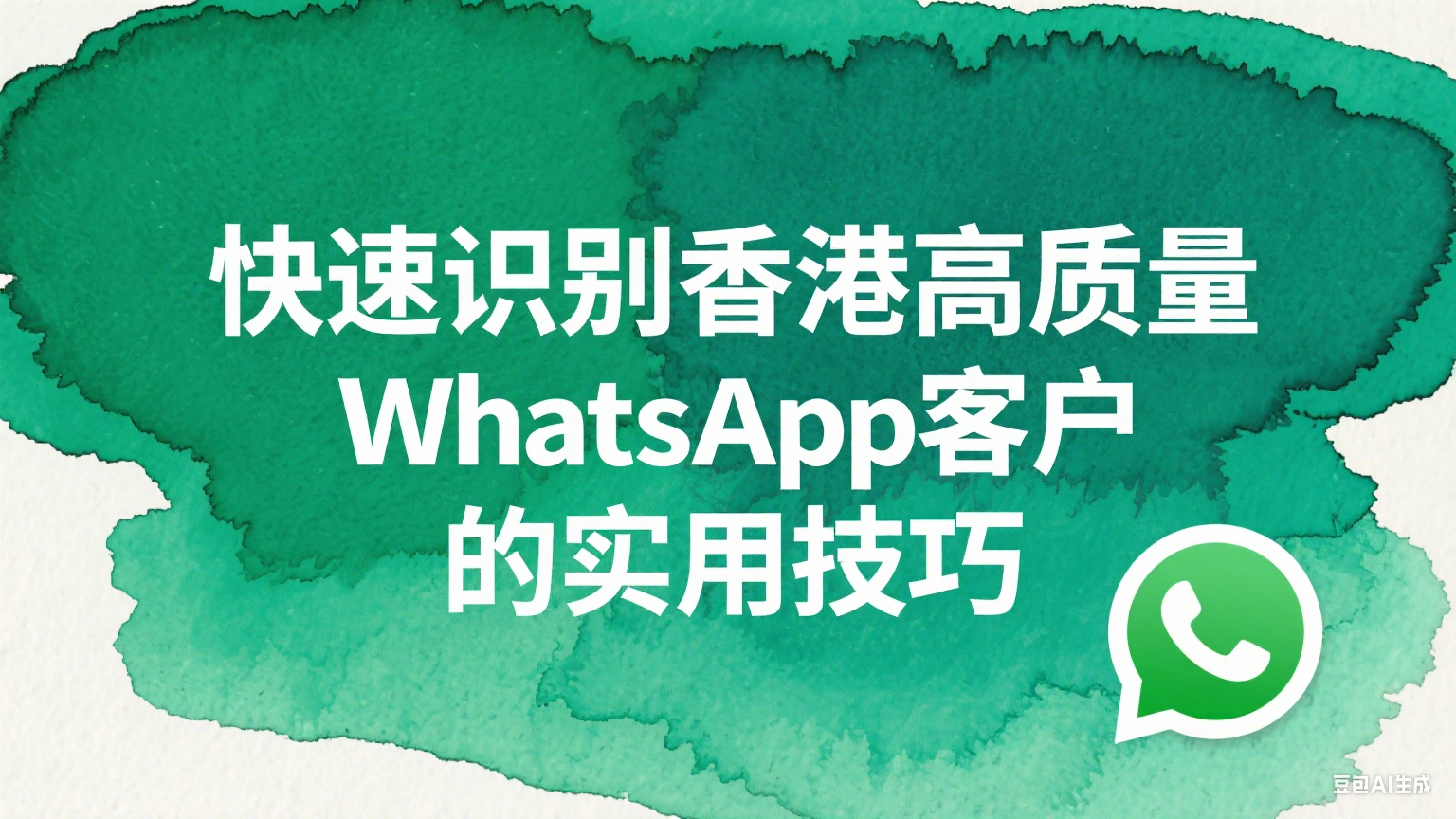 快速識別香港高質量WhatsApp客戶的實用技巧 - 提升營銷轉化