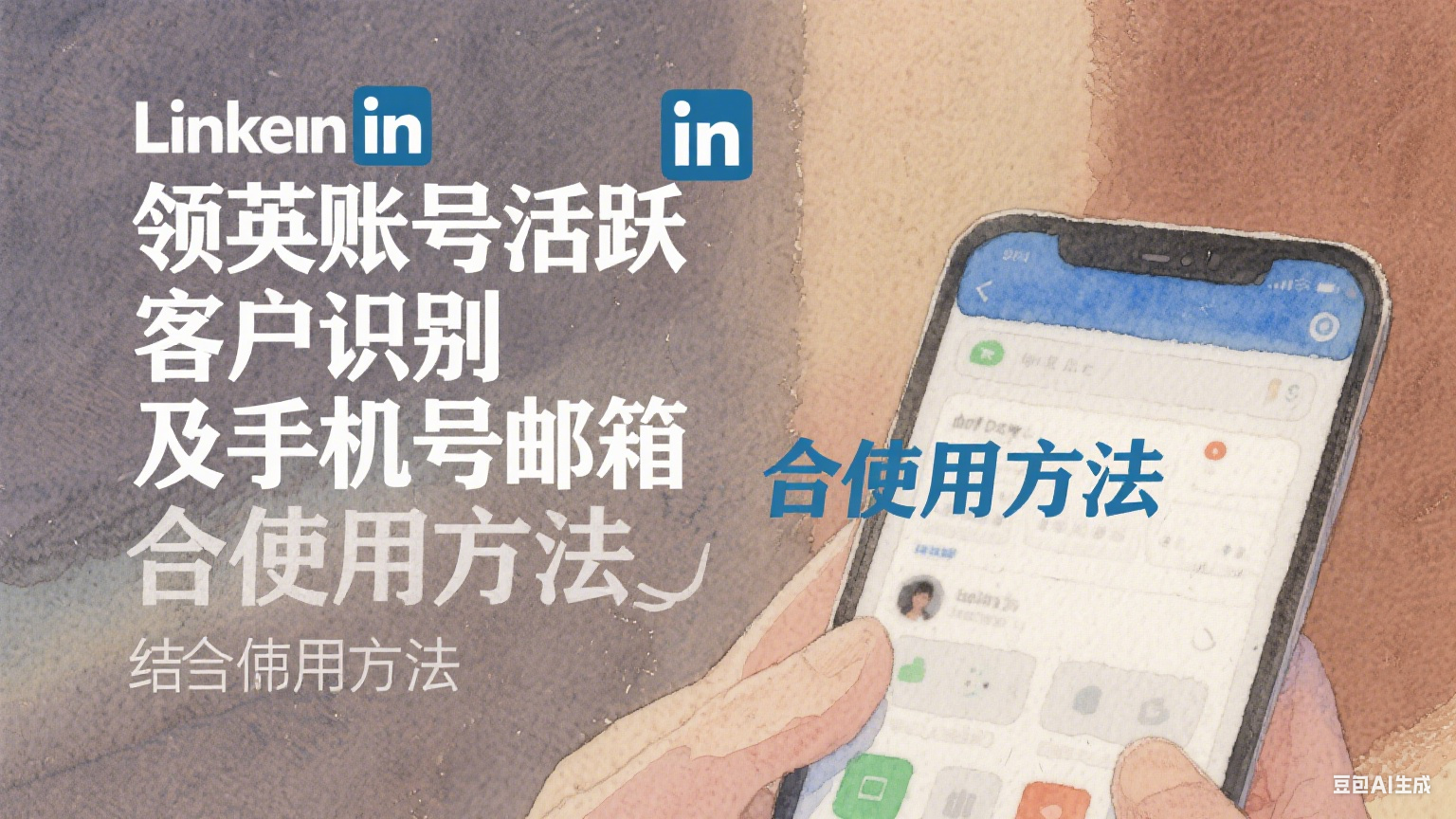 領(lǐng)英賬號活躍客戶識別及手機(jī)號郵箱結(jié)合使用方法