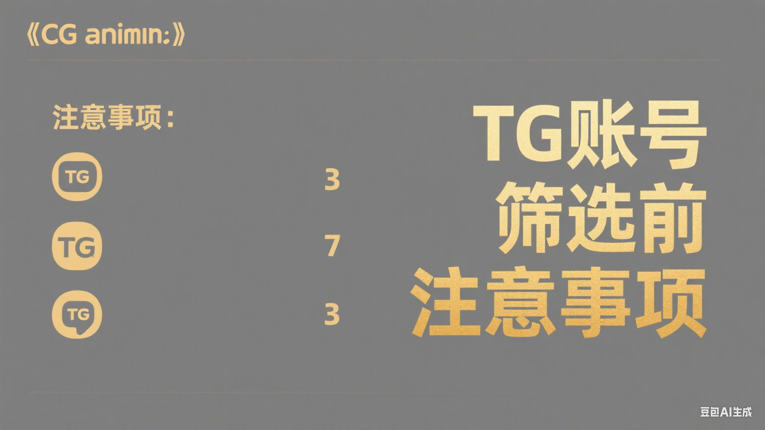 TG賬號篩選前的注意事項 - 確保篩選效率與合規性的關鍵要點