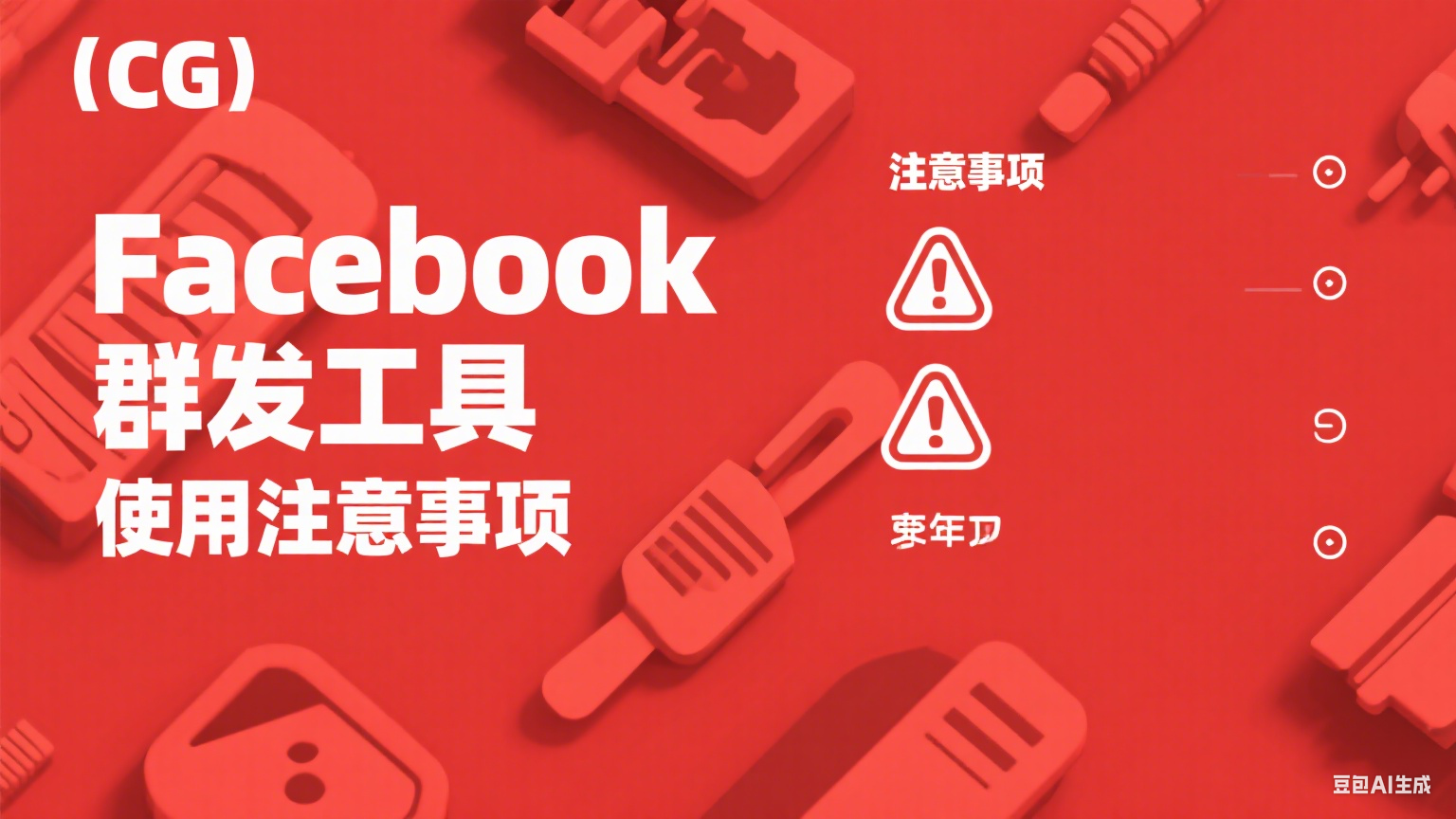 Facebook群發工具使用注意事項 - 保證營銷安全與效果
