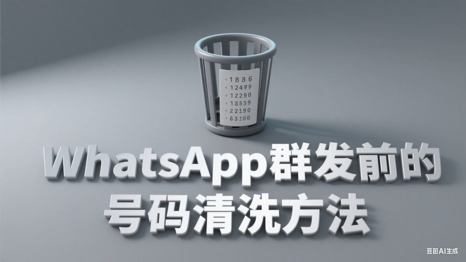  WhatsApp群發前的號碼清洗方法 - 提升消息送達率的必備技巧